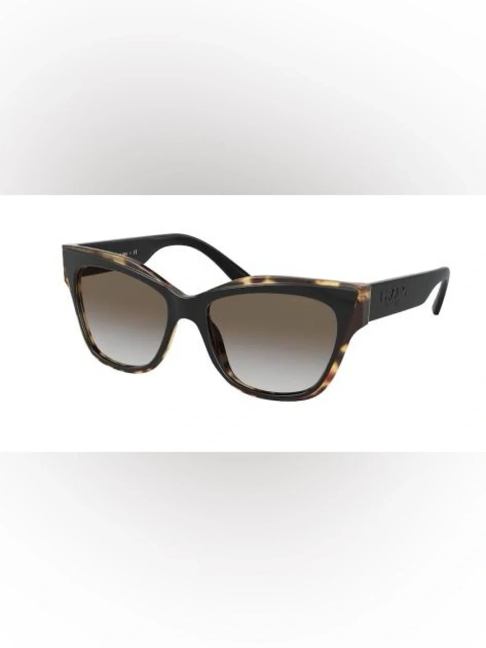 Prada Tortoiseshell Cat-Eye Sunglasses with Brown Gradient Lenses